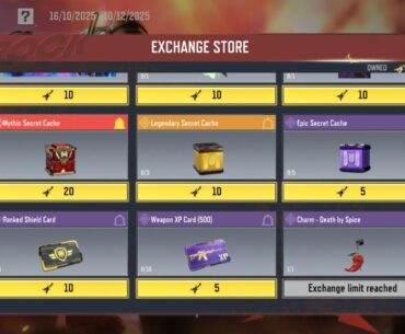 Save your Tokens so After the update you can buy Caches of Season 10 with New legendary gun