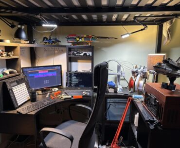 My semi shitty under-bed battlestation has better lighting during the night than the rest of my room during the day