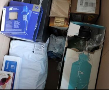 Co worker bought an amazon mystery box for 60$, i think she hit the jackpot