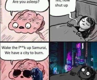 When your brain switches from sleep mode to main quest mode at 3AM