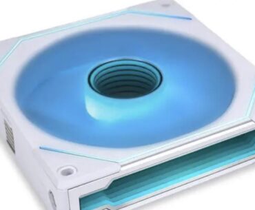 If I install these wired Lian li sl fans onto a hydro shift aio with the wired fan can the cables be seen?