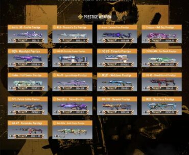 What is your favorite prestige legendary and why? Mine is the Man-O-War Death Scythe Prestige because it is the only one never coming back (literally in the gun description) which makes it the rarest in game item of all time in codm.