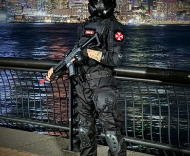 My umbrella soldier cosplay from resident evil