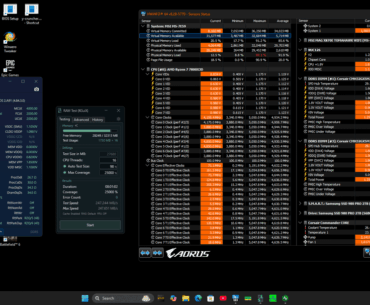 CL-32 8000 1.68V on the 7800X3D with the MSI X870E Tomahawk. Karhu 25K with Cache Enabled.