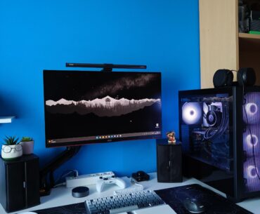 New setup! (With custom self-made desk)