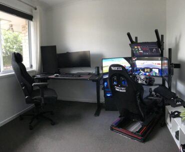 multi-purpose WFH, KBM gaming & Sim Rig. Stations there but work needed to add to the aesthetics of the room.