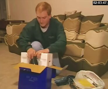 Unboxing a PS2 in 2000 (launch day)