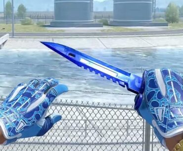 M9 Sapphire with Amphibious gloves is such a gorgeous combo — the blues match perfectly. One of the nicest looks you can run, no doubt.🔵