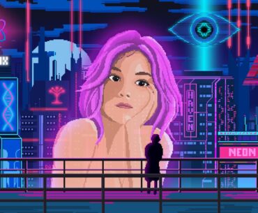 Blade Runner 2049 inspired pixel art