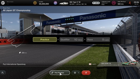 Start with getting a feel for the car and track. Practise in real time just like a racing driver would in the real world