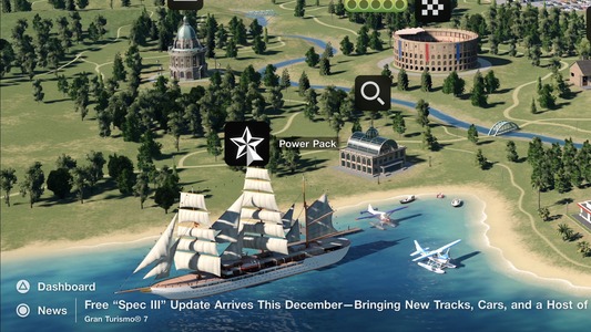 Your Power Pack journey begins from the sailboat on the World Map
