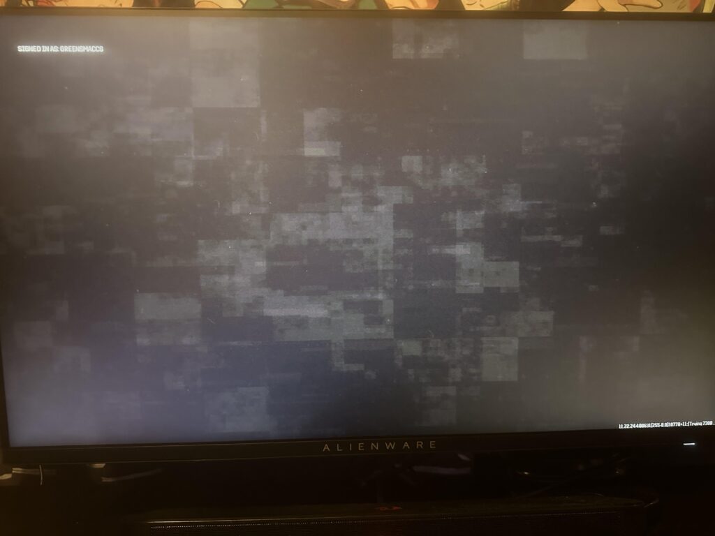 Stuck on screen