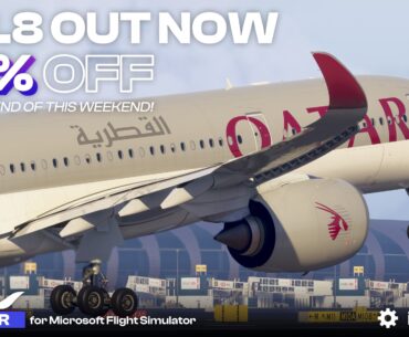 iniBuilds Releases a New A350 Airliner Update Focusing Heavily on Sounds