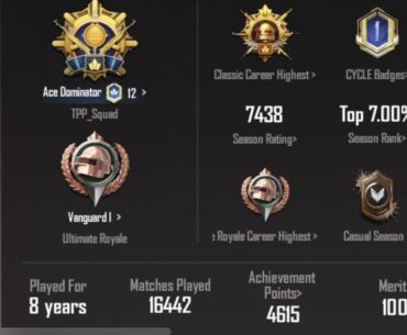 How long have you all been playing PUBG Mobile? I’m at 8 years