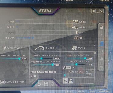 Overclocking GTX 1050 TI
