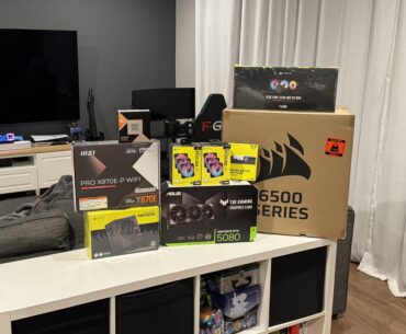 I spent all day buying parts... Only to get home excited and realize I forgot thermal paste....