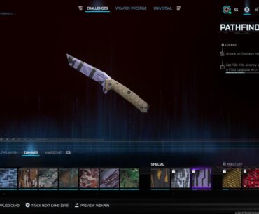 100 kills shortly after using field upgrade is a extremely stupid camo challenge for a knife