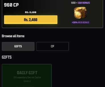 Free rewards everyday...