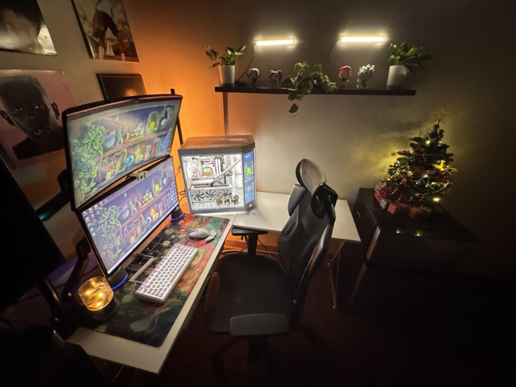 It’s not much compared to some but proud of my setup