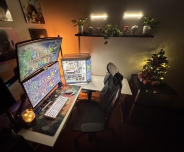 It’s not much compared to some but proud of my setup