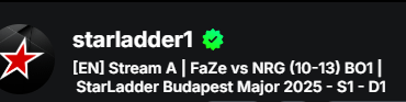 Why do starladder put match results in the VOD title?