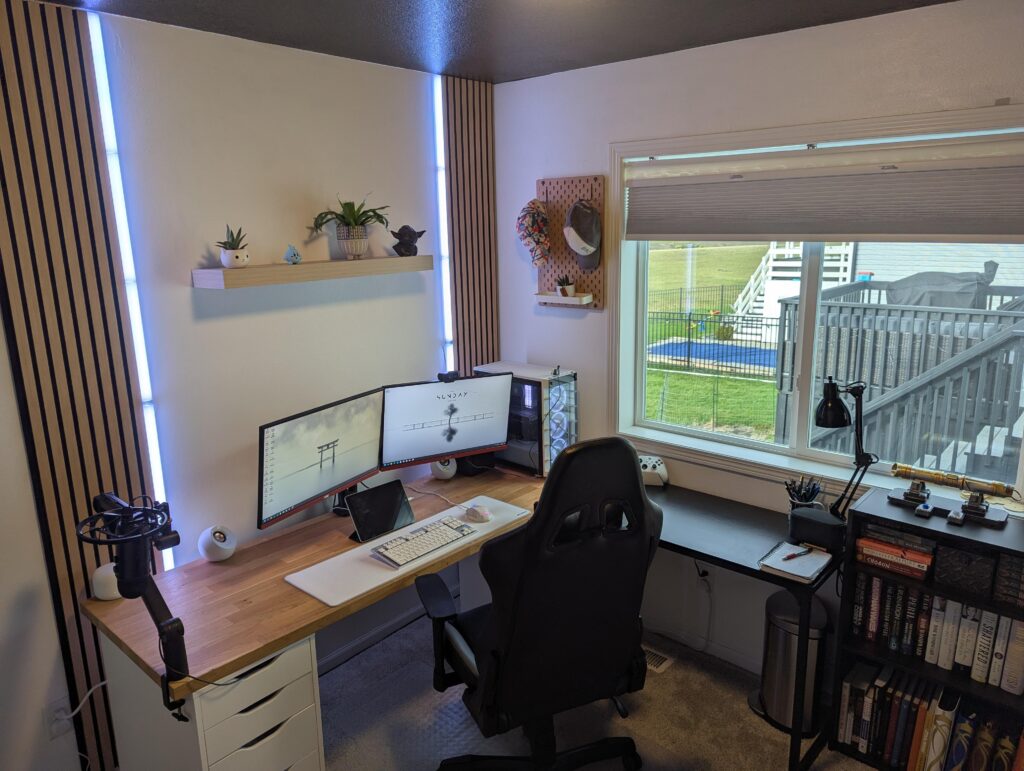 My WFH / Gaming Setup. This is my happy place!