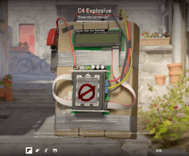 Blocking the bombs keys with a sticker slab