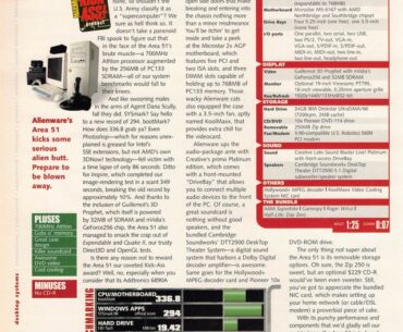 Alienware Area 51 Desktop PC Review (Maximum PC - Dec 1999)