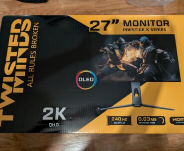 I got awarded employee of the year and this is what my boss gifted me. My first OLED!