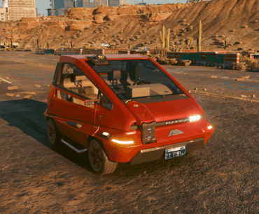 I'm dead serious, this is my favorite car from the entire game. So damn agile and compact. I hope Orion will allow us to add "cyberware" to cars to pump their stats so that I can speed at 150km/h.