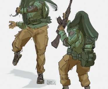 Here again to post some of my Krueger sketches