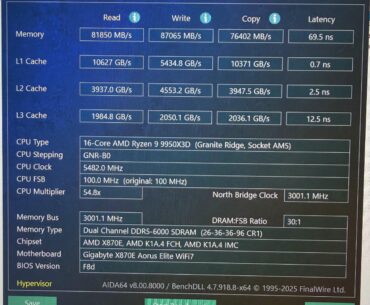 Is my Aida ram latency bad?
