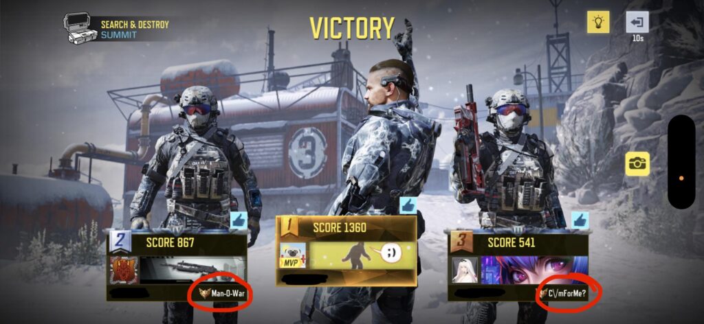How do you get the custom names in winners circle?