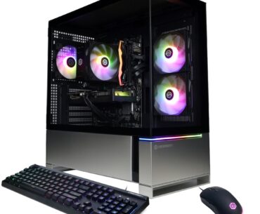 CyberPowerPC Gamer Master Gaming Desktop, AMD Ryzen 5 8400F, NVIDIA GeForce RTX 5060 8GB, 16GB DDR5, 1TB SSD, Black, GMA7300WST