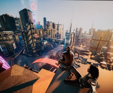 As far as I can tell this is the highest solid surface in the game, yeehaw!