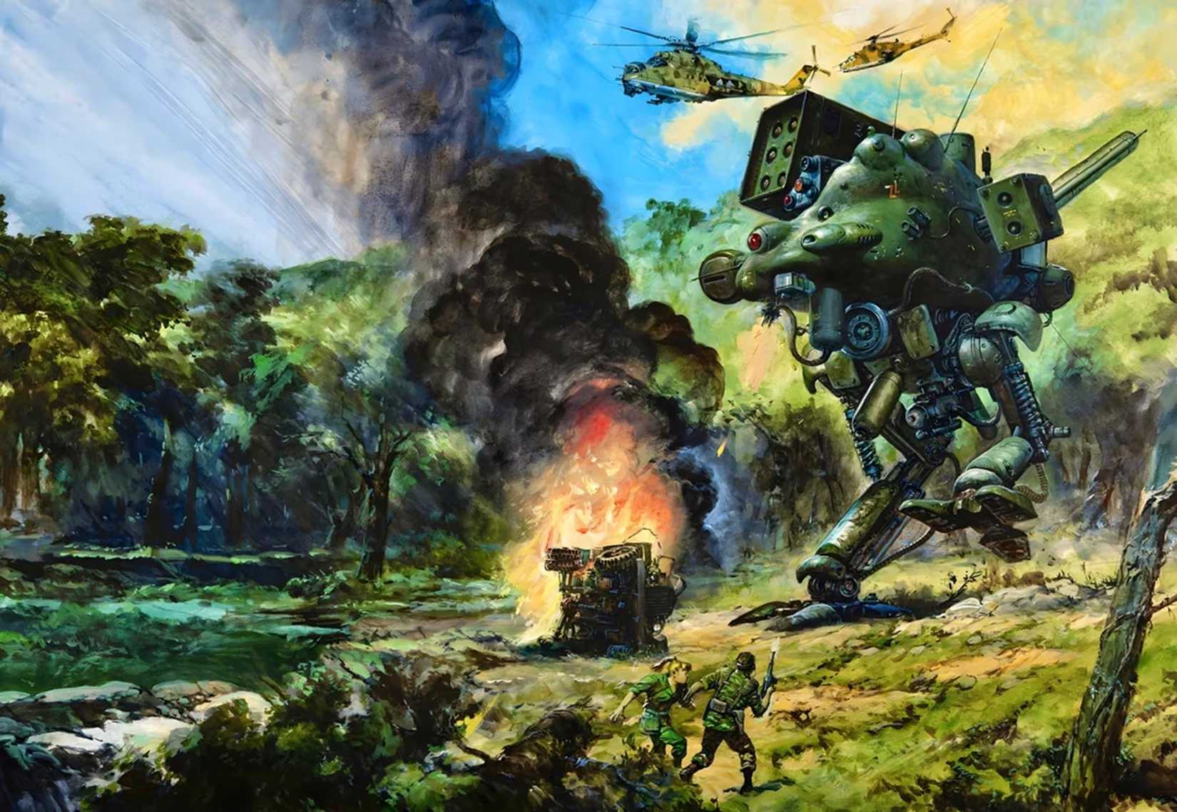 The original cover box art for Metal Gear 2: Solid Snake