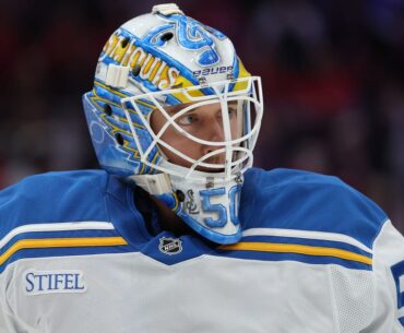 Binnington sets record for games played by a Blues goalie