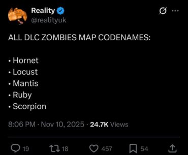 There’s 5 codenames for BO7 Zombies DLC maps