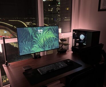 Minimalist Setup (with a view)