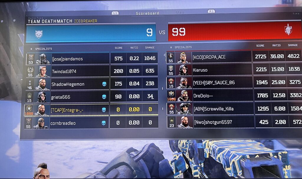 The announcer said “ We can still take this!”