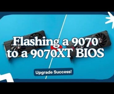 Flashing a 9070 XT bios to a 9070 for higher power limit.