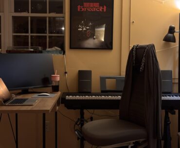 Recently started learning piano and was excited to finally set up a proper space for it