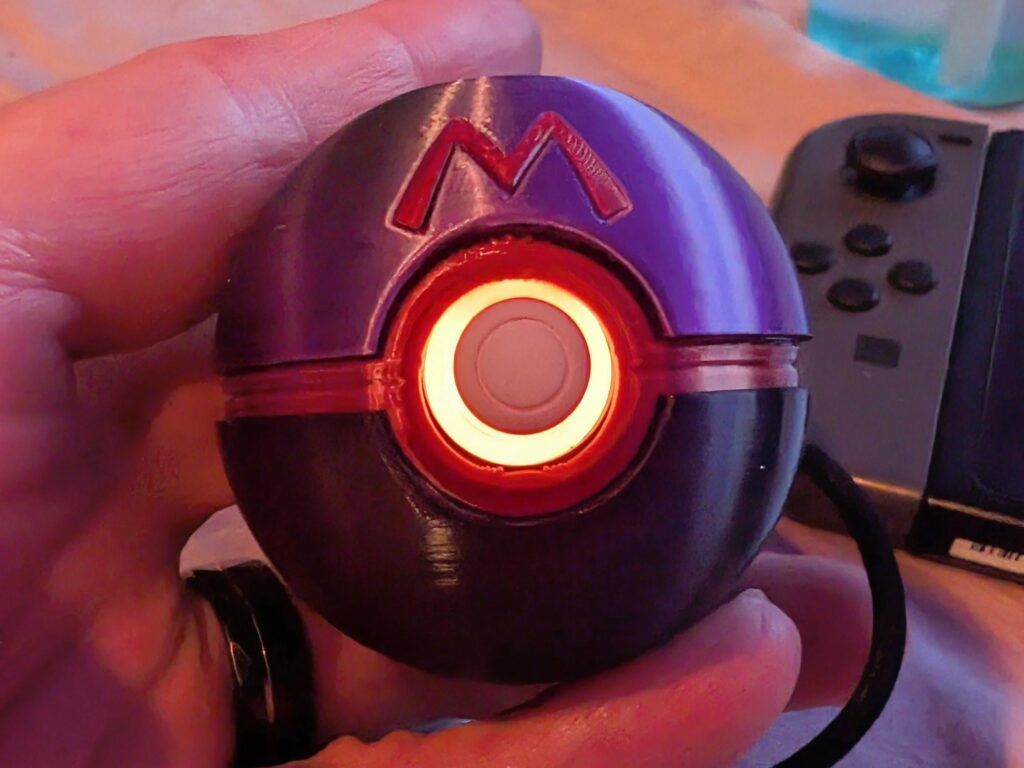 Bought a sweet custom case for my Pokeball Plus! Makes it bigger in the hand and more comfortable. Introducing my son to Pokemon and walking with him to train our team 💪we have walked 130k steps so far!