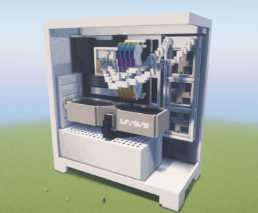 Built my PC in minecraft