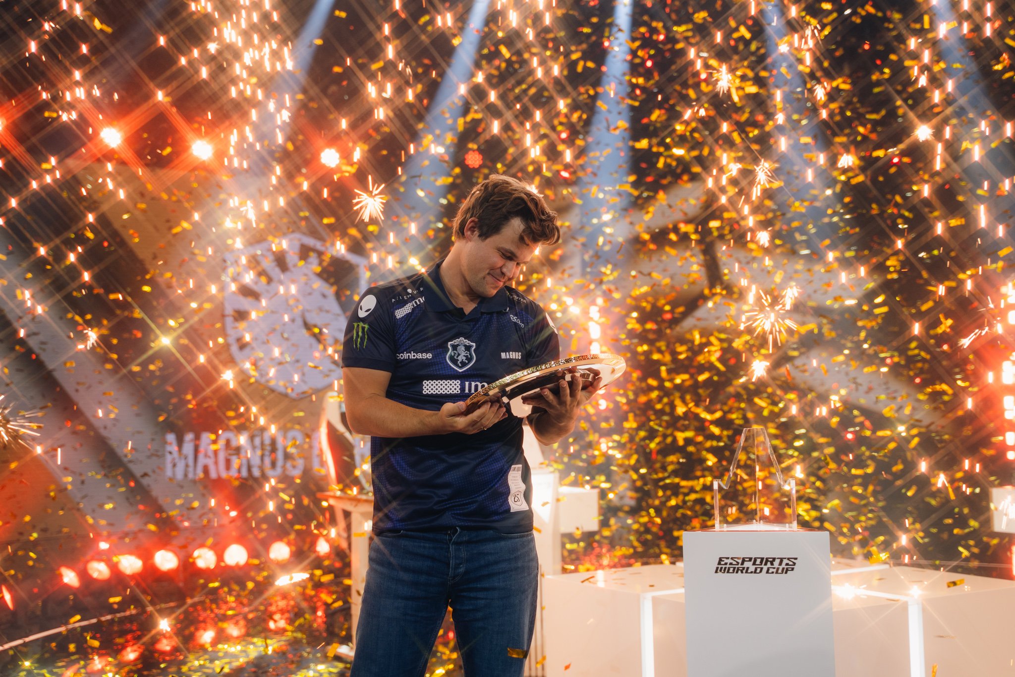 Magnus Carlsen was the winner of the 2025 Esports World Cup. Photo: Esports World Cup