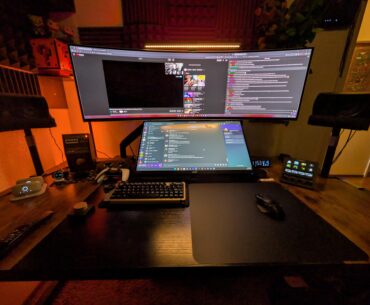 Got a Super Ultrawide a couple days ago. Needed to re-arrange the setup