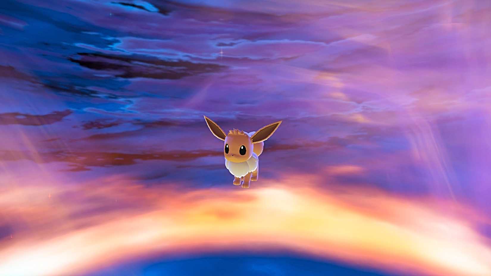 Eevee's evolution screen in Pokemon Legends Z-A