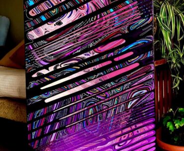 Screens -Ink and Acrylic painting