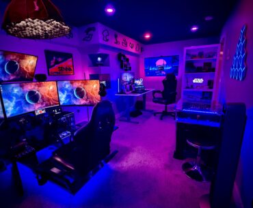 My race/flight sim and game room project. A few final tweaks and it should be complete (for now).