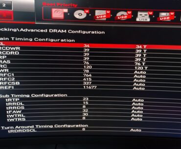 Help with DDR5 timings